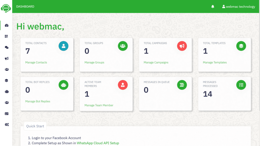 WhatsApp Official API