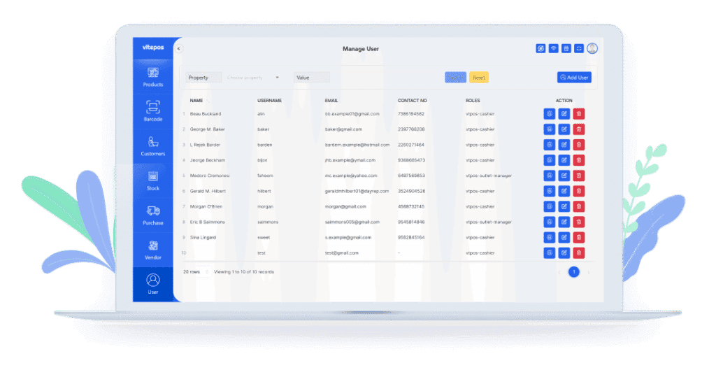 User Management POS